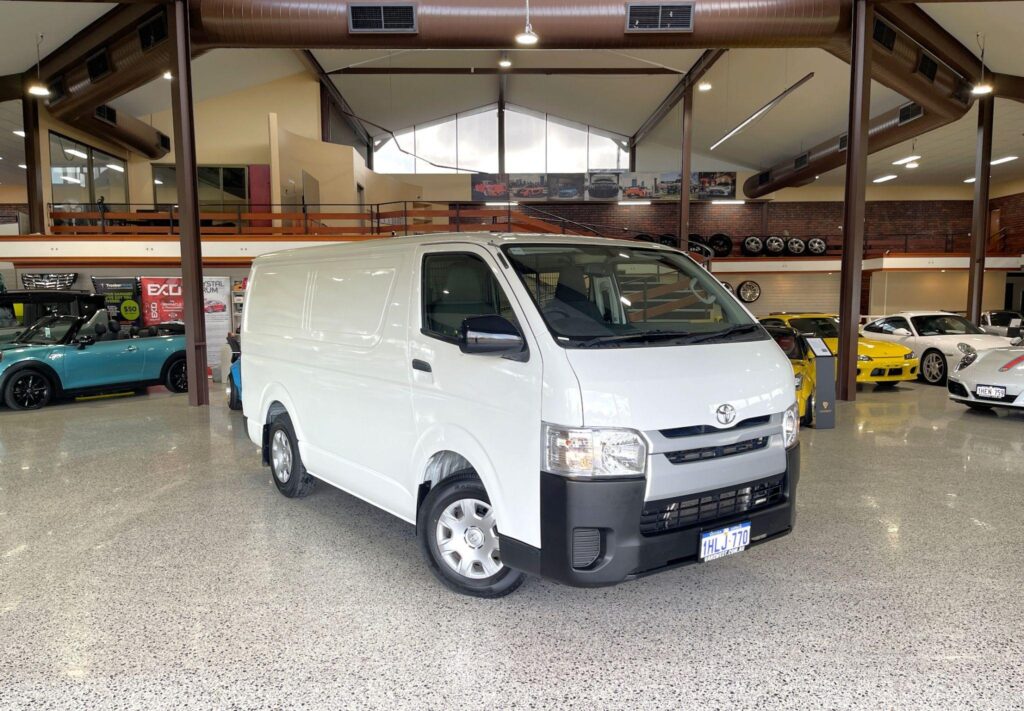 2018 Toyota Hiace LWB TRH201R With Cargo Barrier